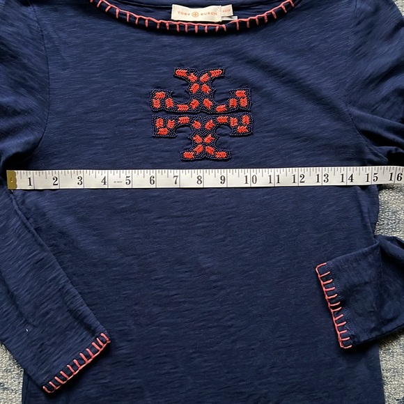 Tory Burch Beaded Shirt size XS - Picture 7 of 8